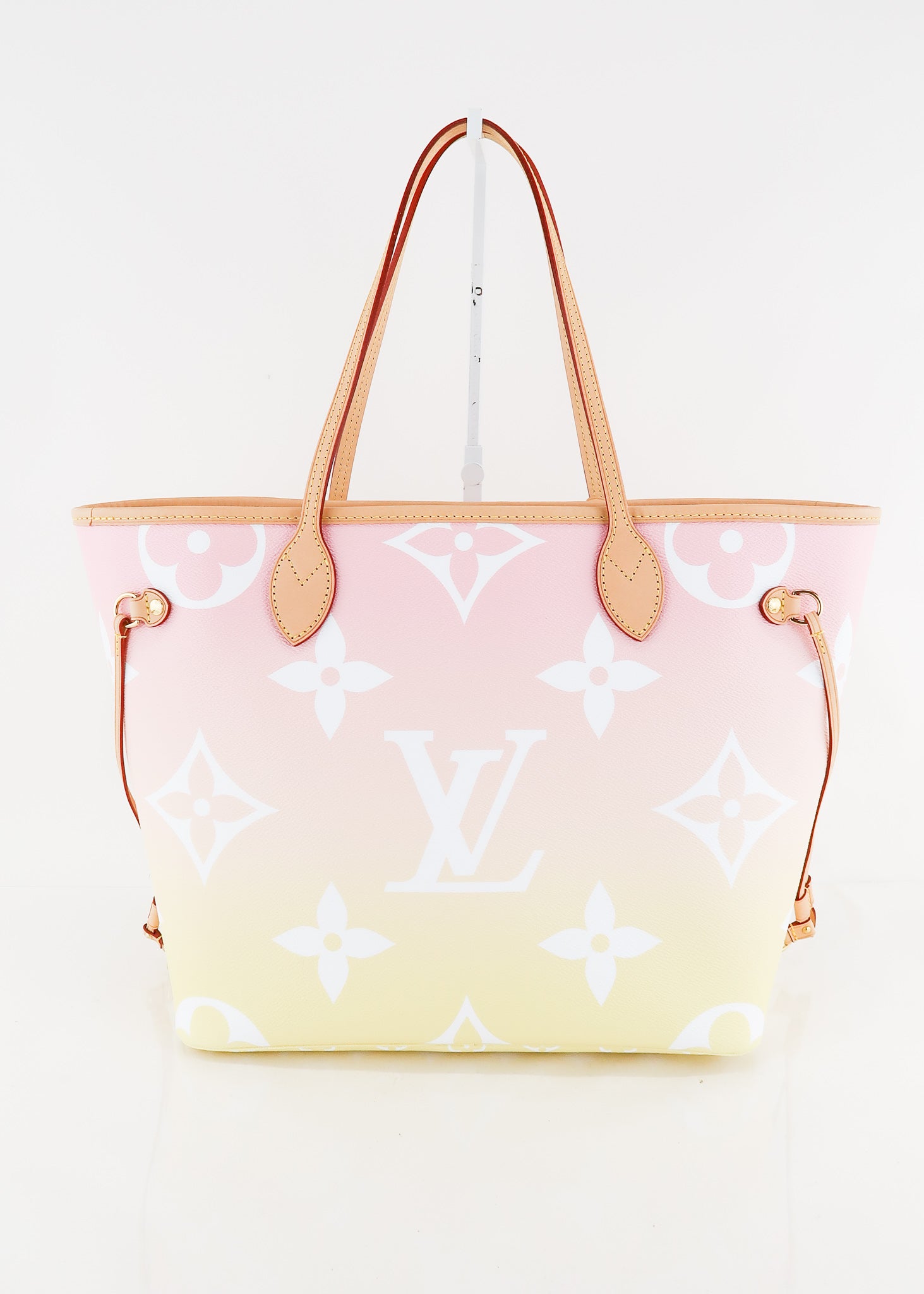 Louis Vuitton Light Pink And Yellow Gradient Giant Monogram Coated Canvas  By The Pool Neverfull MM Gold Hardware, 2021 Available For Immediate Sale  At Sotheby's