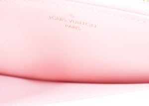 Louis Vuitton Damier Azur Slim Purse Pink