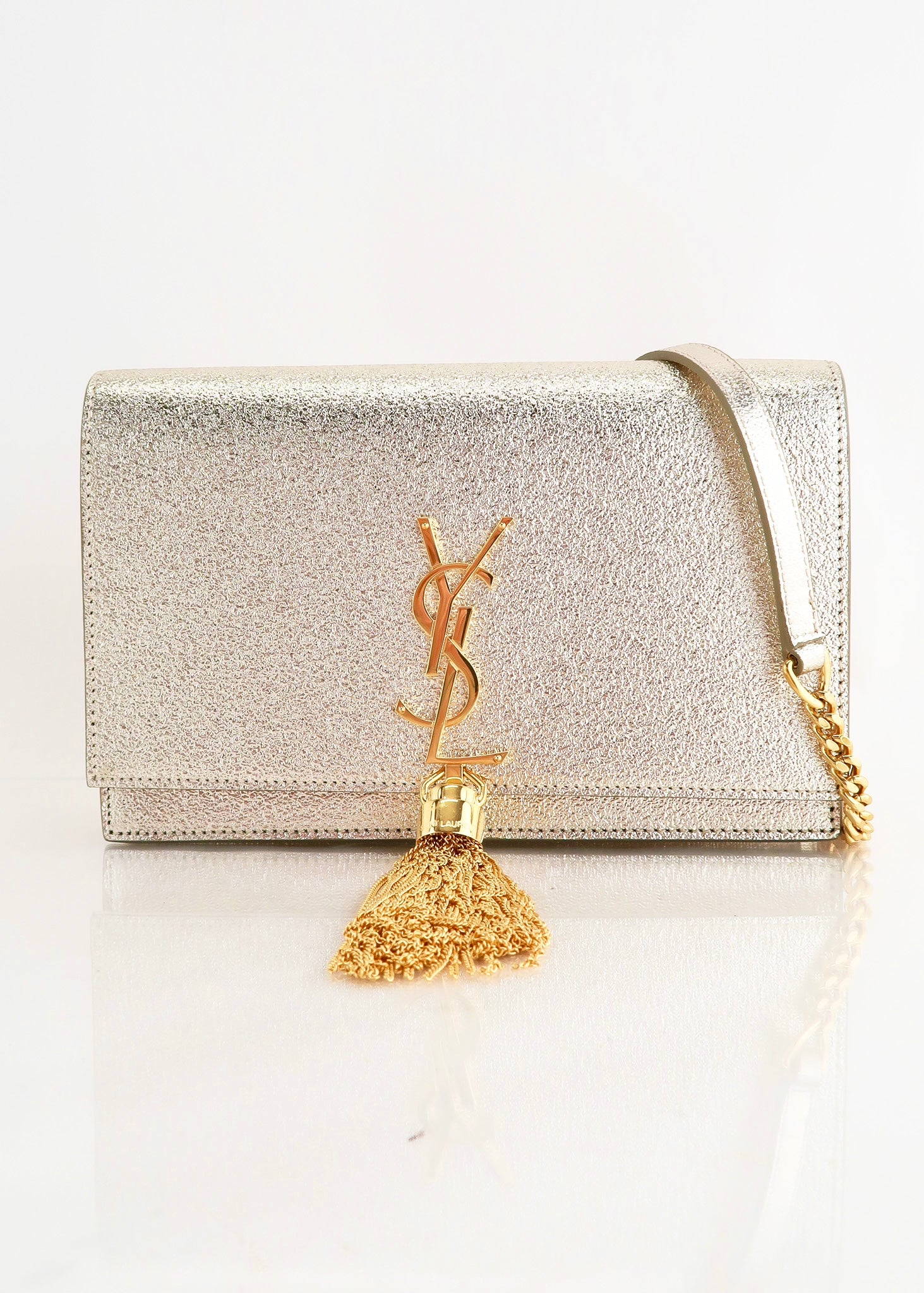 ysl kate chain wallet with tassel
