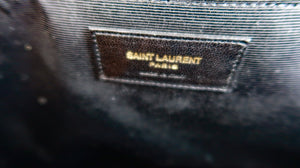 Saint Laurent Matelasse Shopping Tote Black