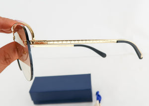 Louis Vuitton Monogram Clockwise Aviators Gold