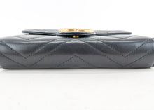 Load image into Gallery viewer, Gucci Marelasse Marmont Wallet on a Chain Black