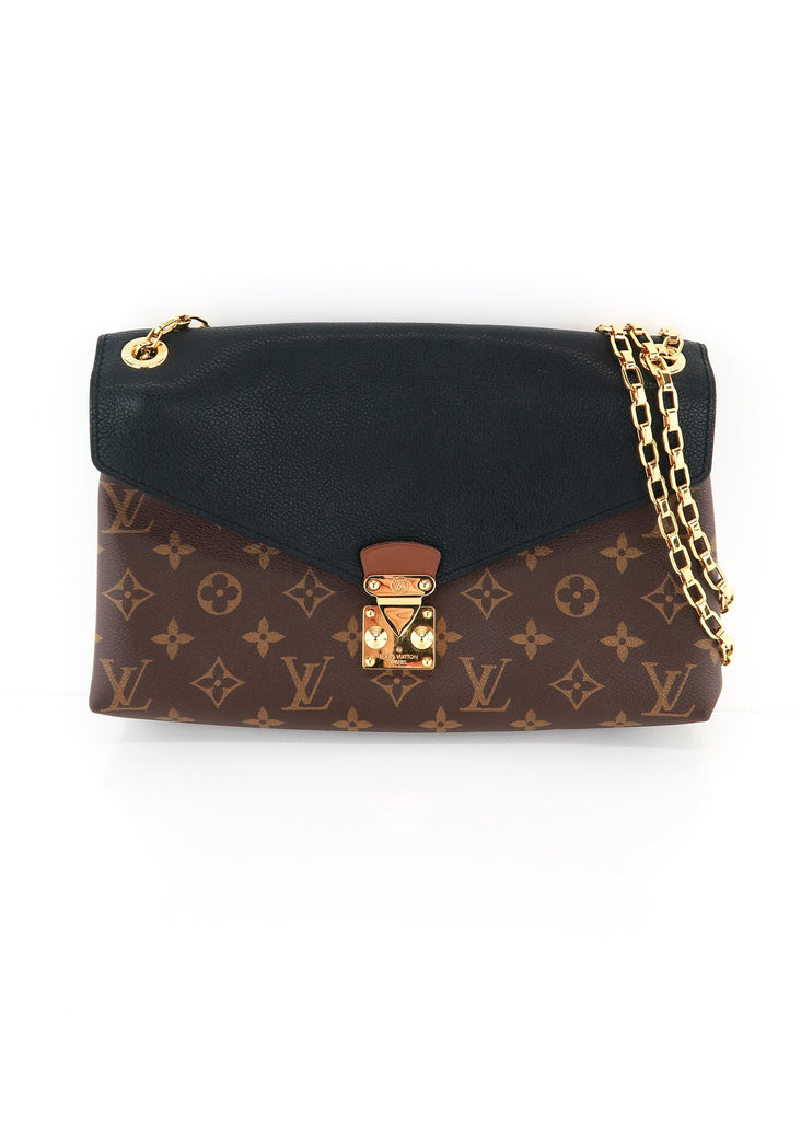 LV PALLAS CHAIN SHOULDER BAG FULL LEATHER, Luxury, Bags & Wallets