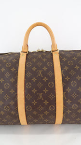 Louis Vuitton Monogram Keepall 55 Bandouliere