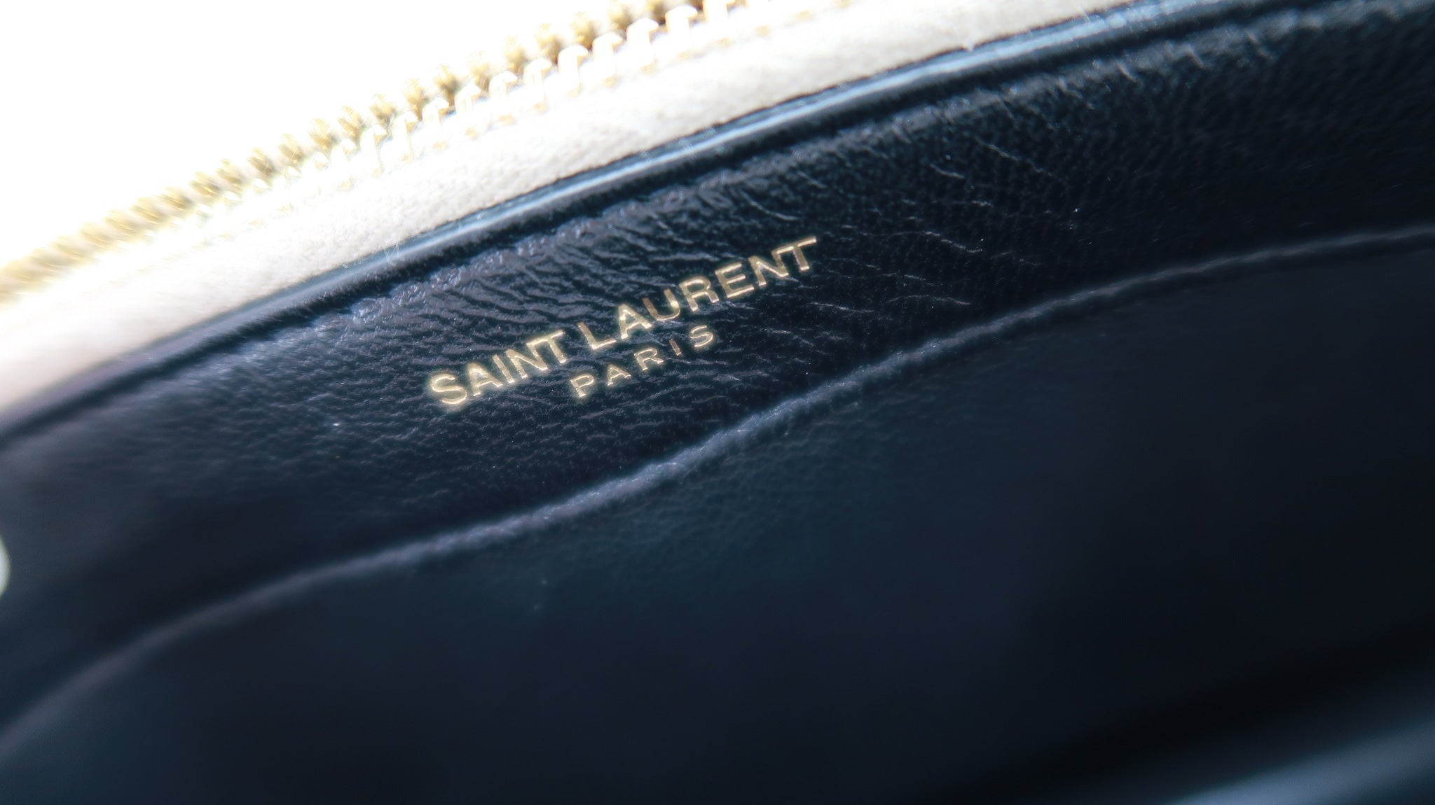 YSL Classic Monogram Kate Tassel Chain Wallet Gold – DAC