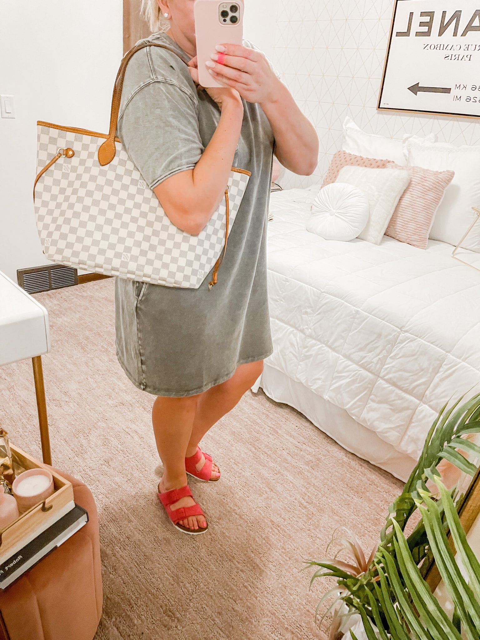 Outfit Lv Mm Damier Handbag Aged Neverfull Damier Azur Louis